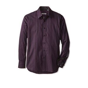 Zagiri Santeria Jacquard Purple Stripe Shirt